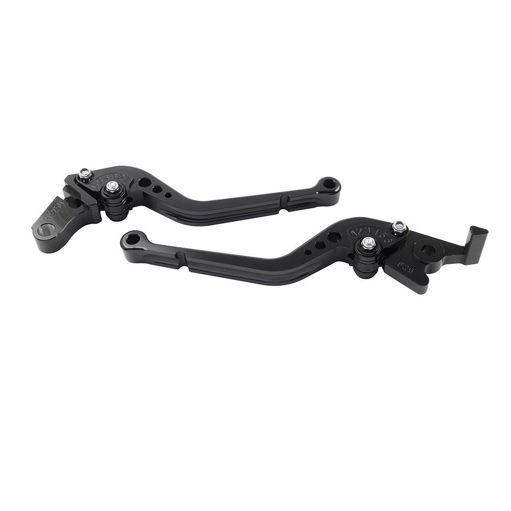 Black Adjust Long Brake Clutch Levers For BMW F800GS/Adventure 08-18 F800R 09-18