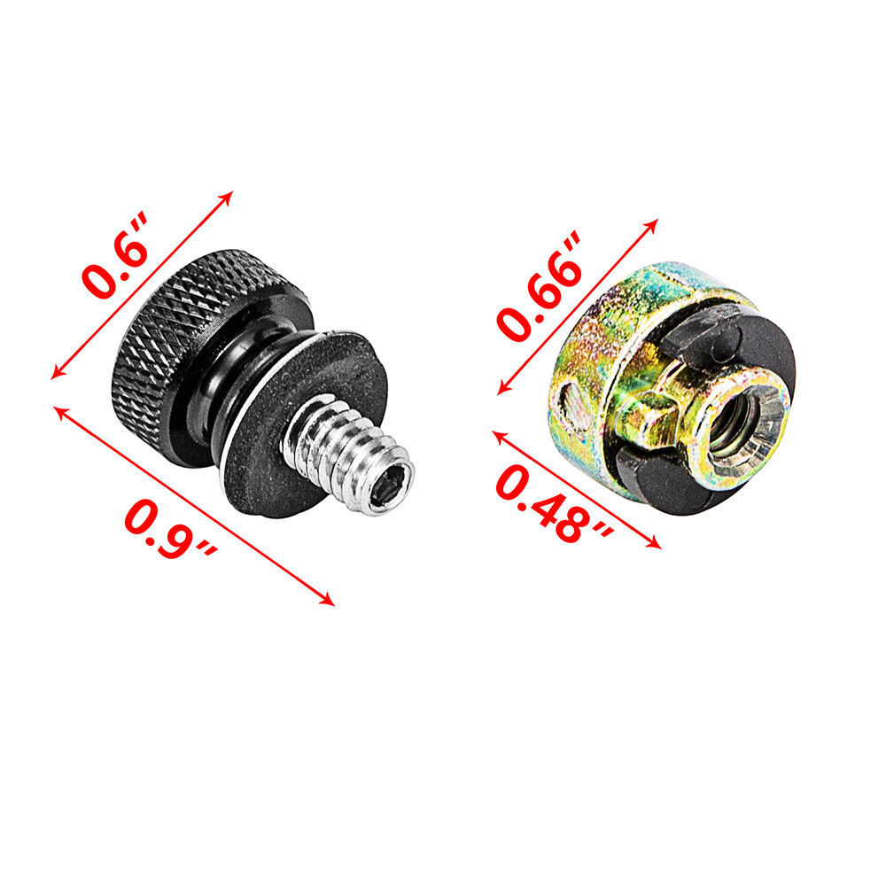 Rear Fender Seat Bolt Screw Nut For Harley Sportster Iron Dyna Fat Bob Softail