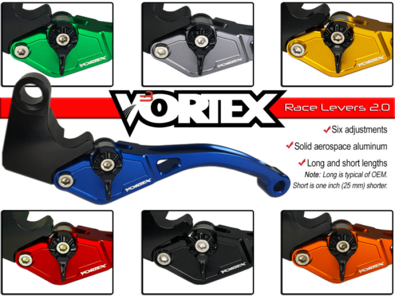 Vortex Racing H-L204 V00 Clutch Lever Long – Black for Powersports