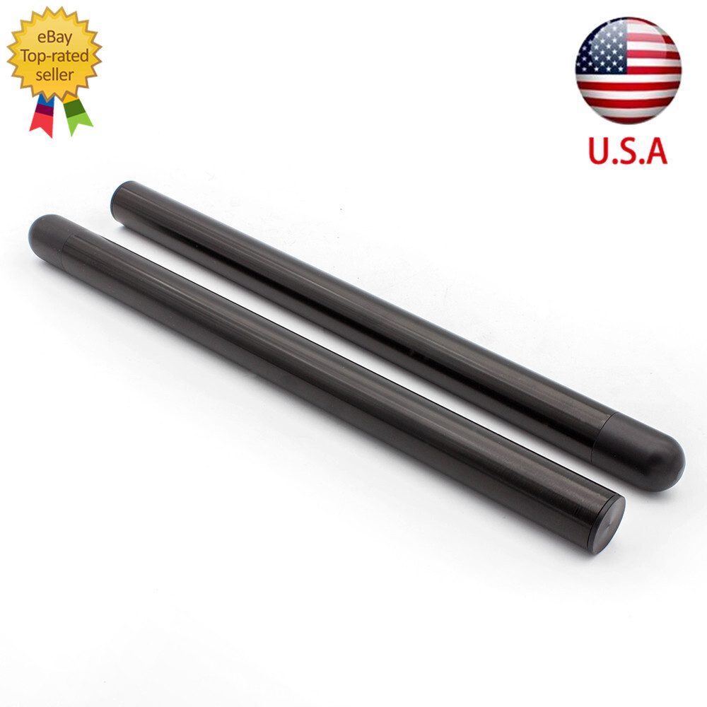 7/8″ 22mm CNC Universal Clip Ons Handle Bar Handlebars Tube 300mm Black USA