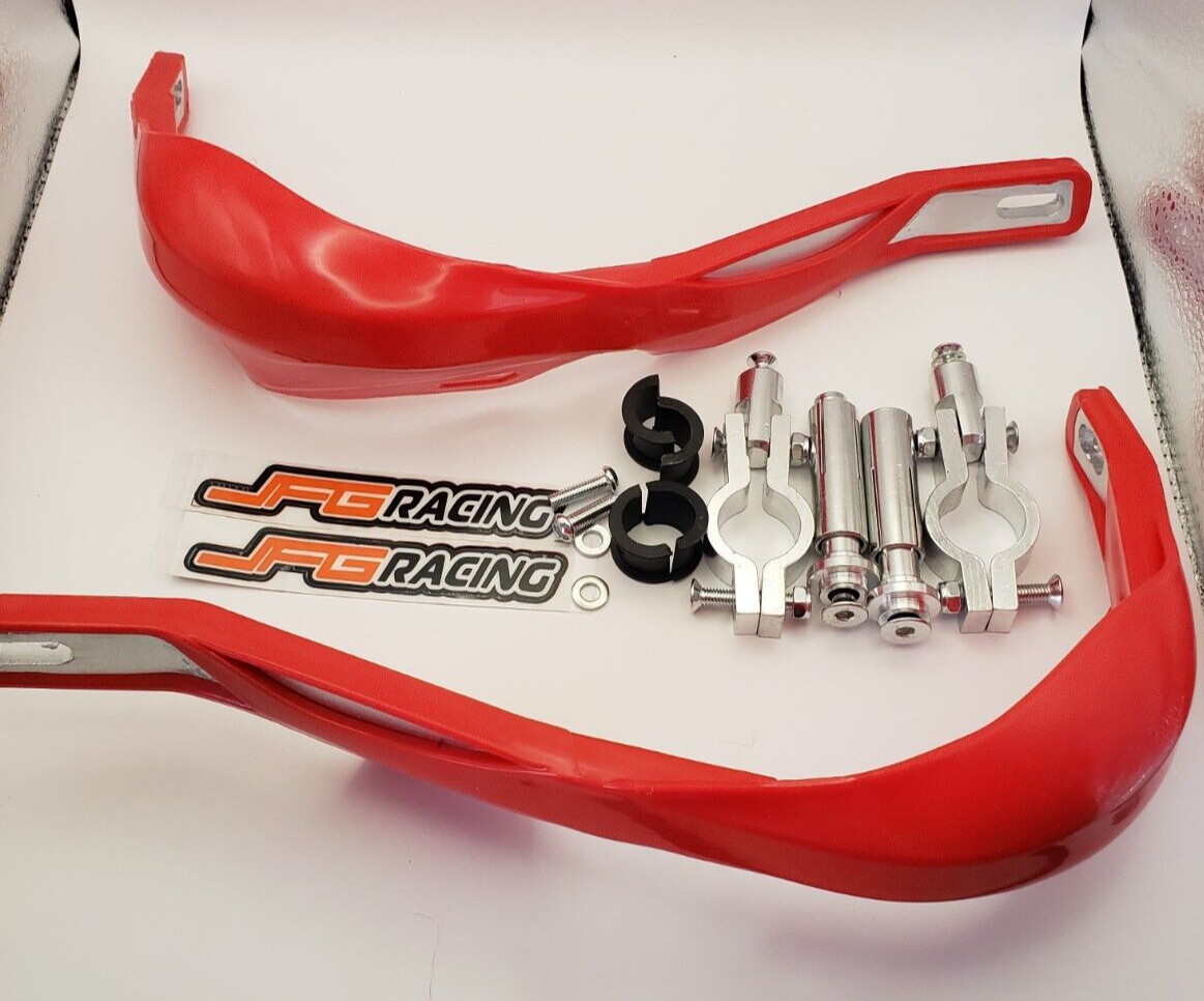 Aluminum Plastic Handlebar Handguards Motorcycle Dirt Bike Durable Set of 2