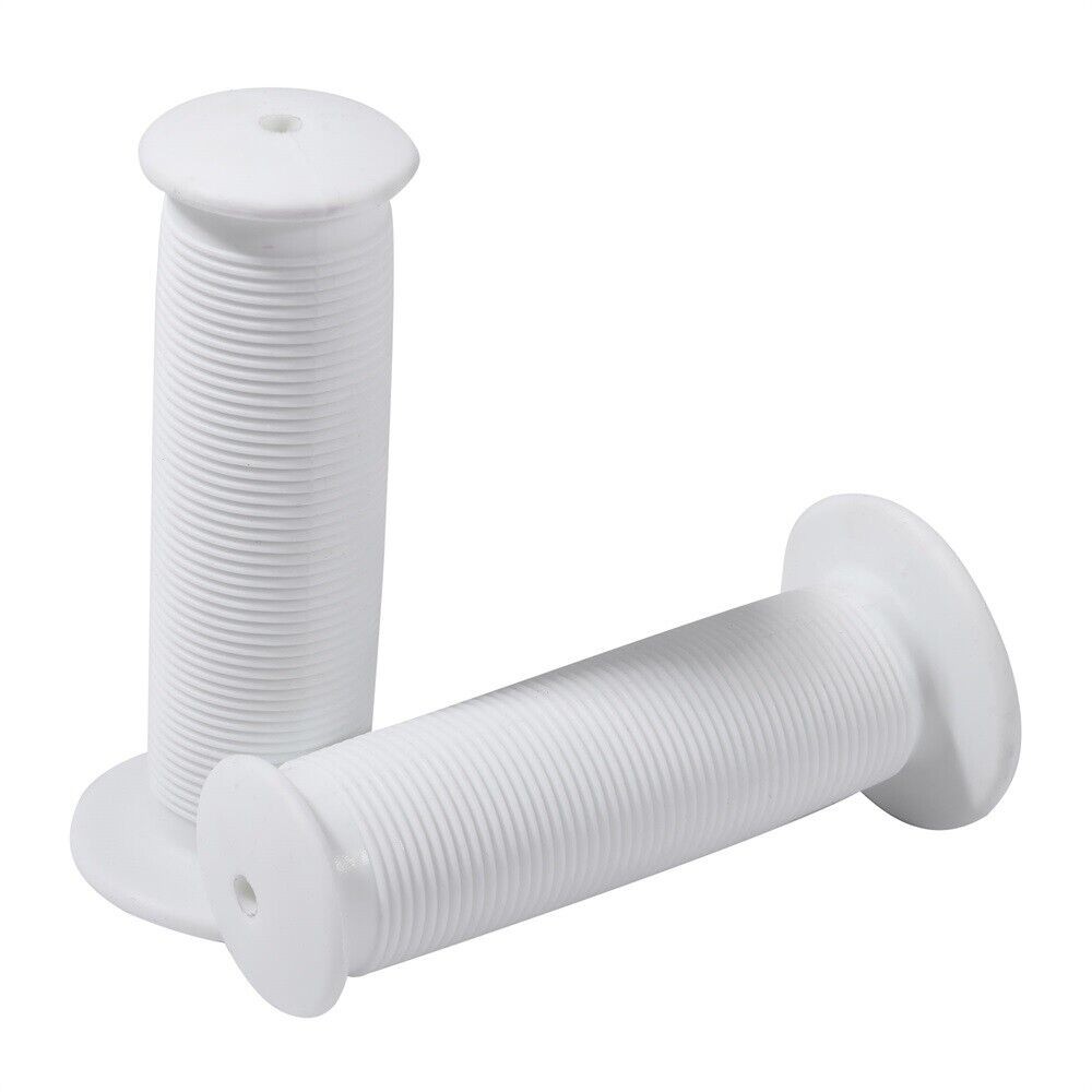 Pair 22MM White Anti-slip Comfortable Rubber Handlebar Hand Grip For Bicycle