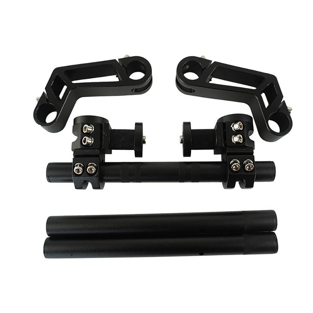 Motorcycle Handlebar 7/8″ 22mm Adjustable Steering Removable Handle Bar (BLACK)