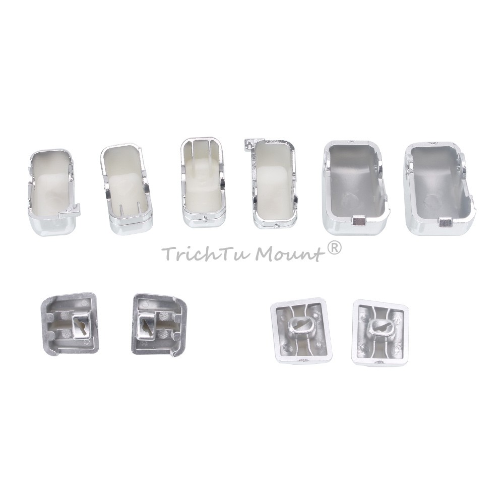 Chrome Switch Housing Covers with 10pcs Button Caps for Harley Touring 1996-2013