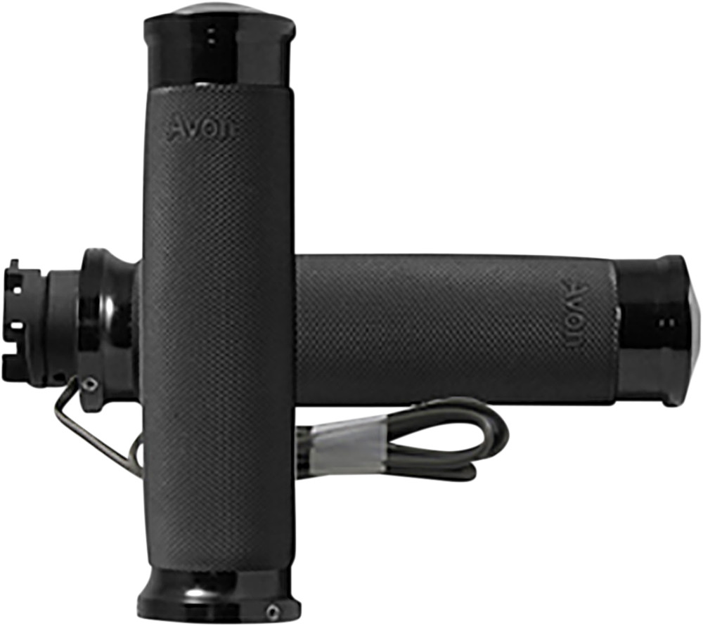 Avon IN-S-CC-86-A-H Custom Contour Heated Grips Black Anodized