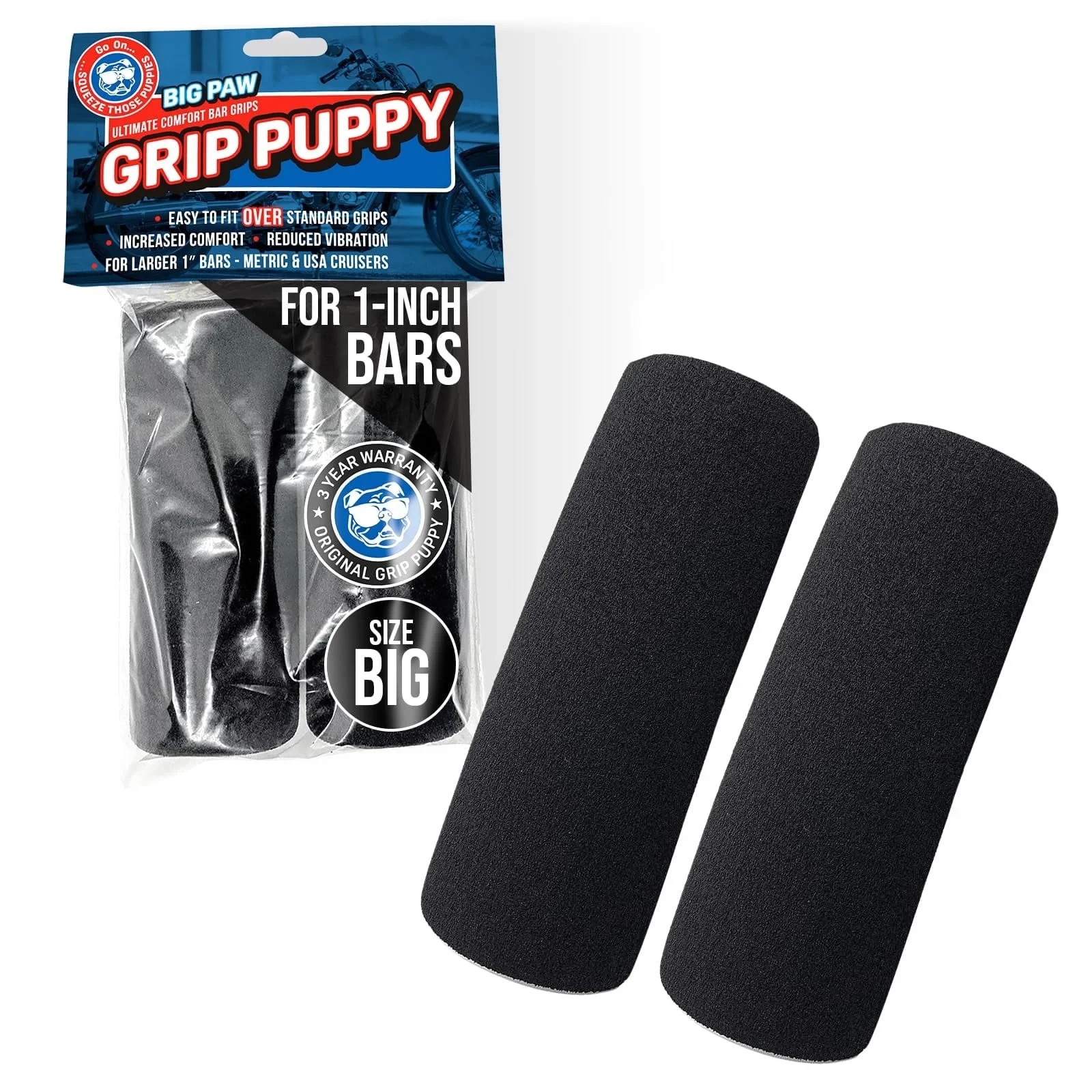 Grip Puppy Big PAW! – Comfort Grips for Harley-Davidson Heavyweight Motorcycles