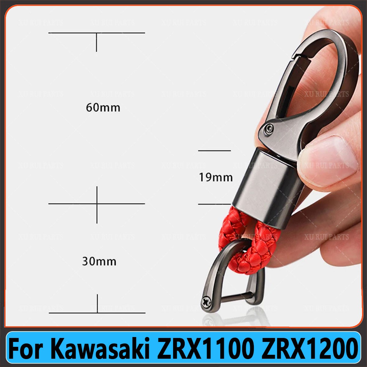 For Kawasaki ZRX1100 ZRX1200 None-Slip Gel Rubber 7/8″ Handlebar Handl Grips