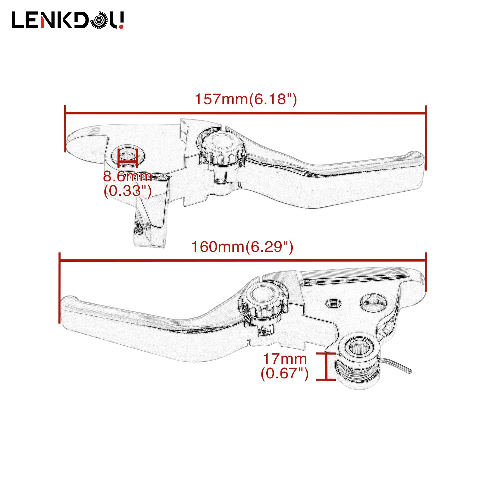 Hand Brake Clutch Levers For Harley Touring Touring Road King Street Glide FLHX