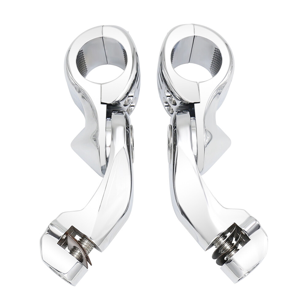 Front Rear 1-1/4″ 32MM Mount Foot Pegs / Footboards For Harley Touring 1993-2023