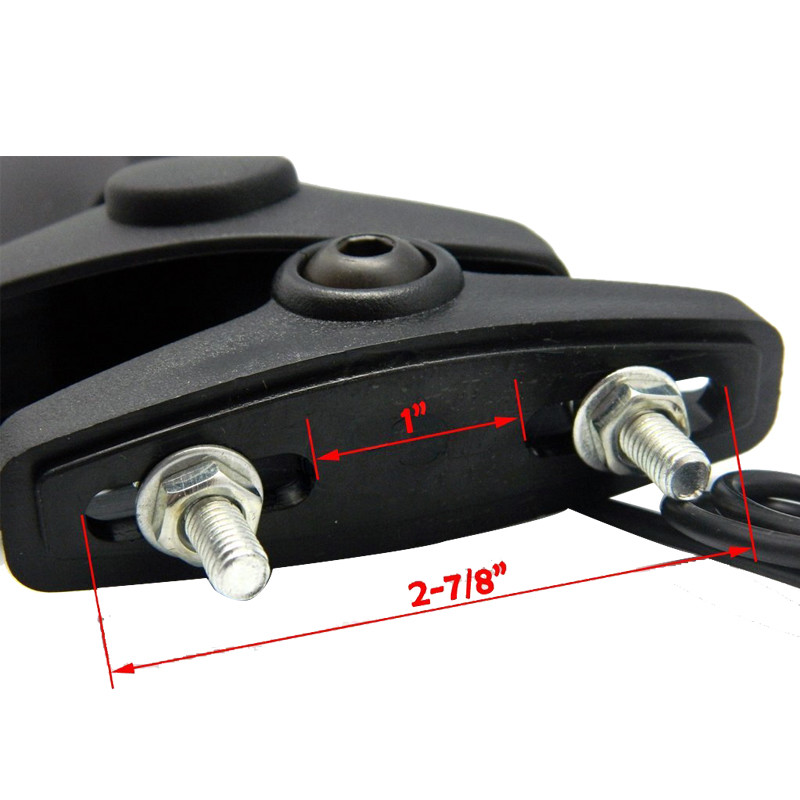 MOTORCYCLE SIDE MIRRORS WITH LED TURN SIGNALS FOR KAWASAKI NINJA EX650R ZX6R US