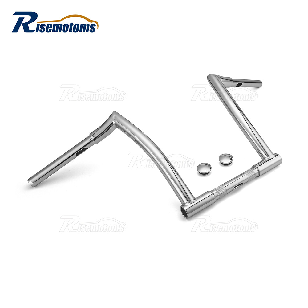 10″ 12″ 14″ 16″ Meathook Ape Hanger Handlebar For Harley Sportster Dyna Softail