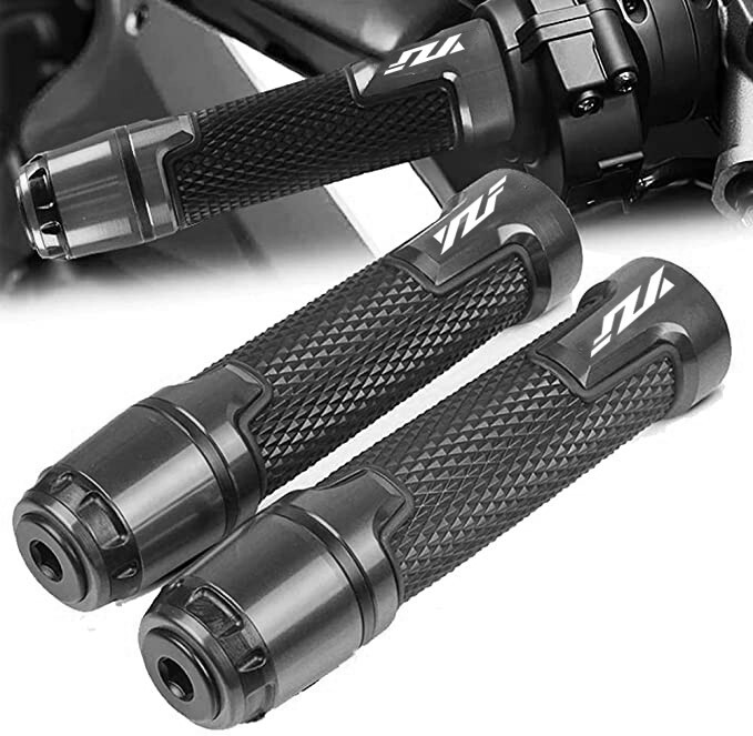 Universal 7/8” 22mm Motorcycle Handlebar Hand Grips for Yamaha YZF R1 R3 R6 R25