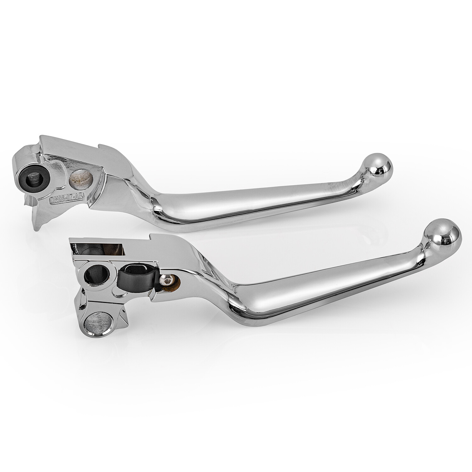 Chrome Clutch Brake Lever Hand Levers Handbrake For Harley Softail 1996-2012