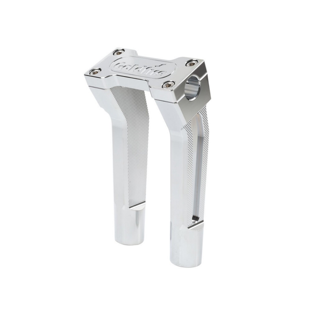 Pullback 10″ Handebar Riser Clamp for Harley 1” Handle Bar Touring Chrome