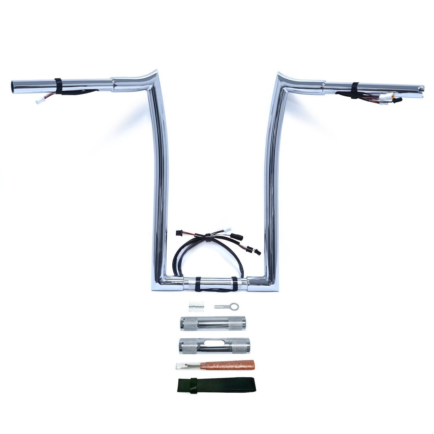 Prewired Road King 1.25″ HandleBar for Harley FLHR(C) 2016-2023 Rise 12″ 14″ 16″
