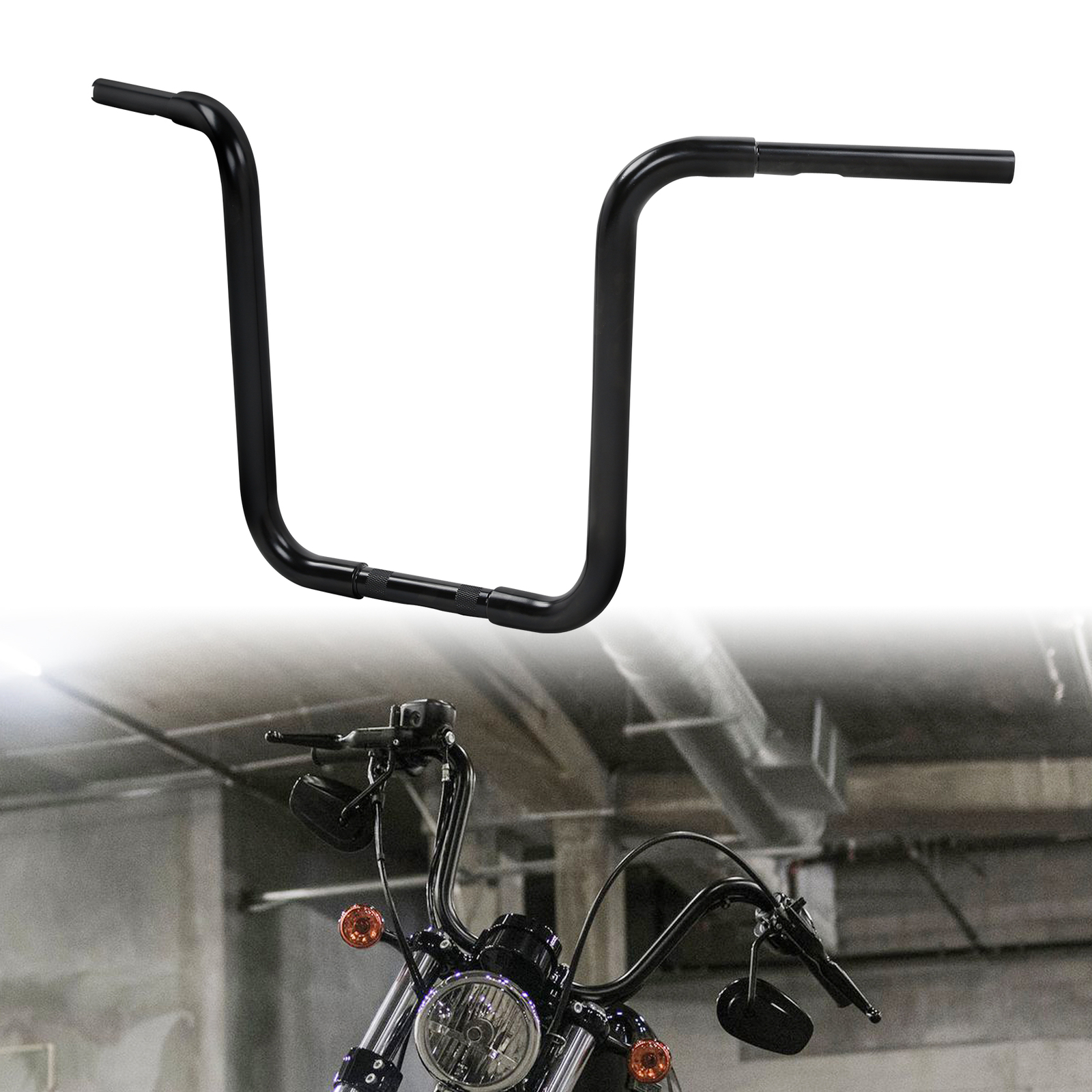 12/14/16/18” Rise Ape Hanger Handlebar Fit For Harley FLST FXST Sportster XL US