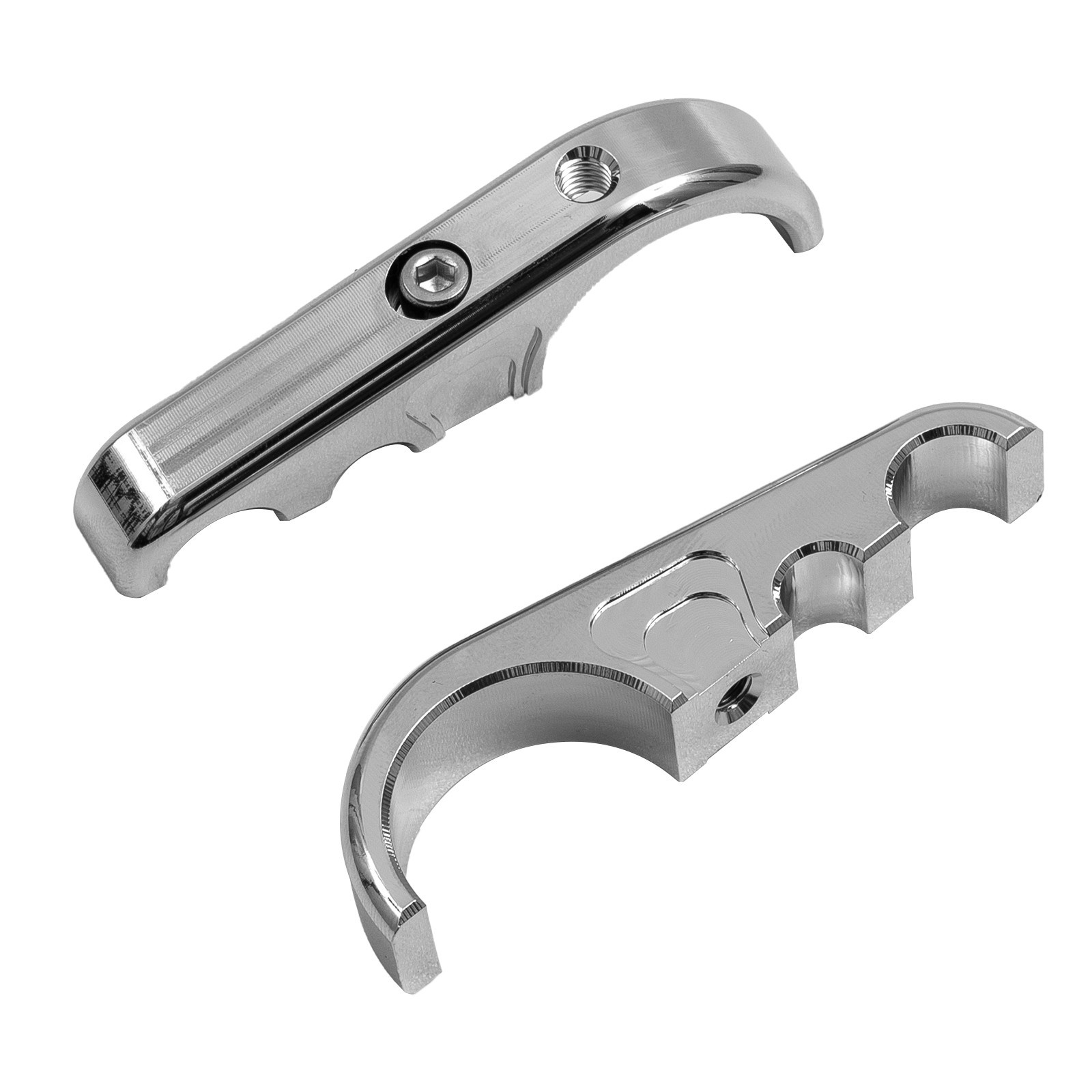 New Bracket Car Accessories 1″ 25mm Anti-Wear Approx 7cm Chrome Clamp