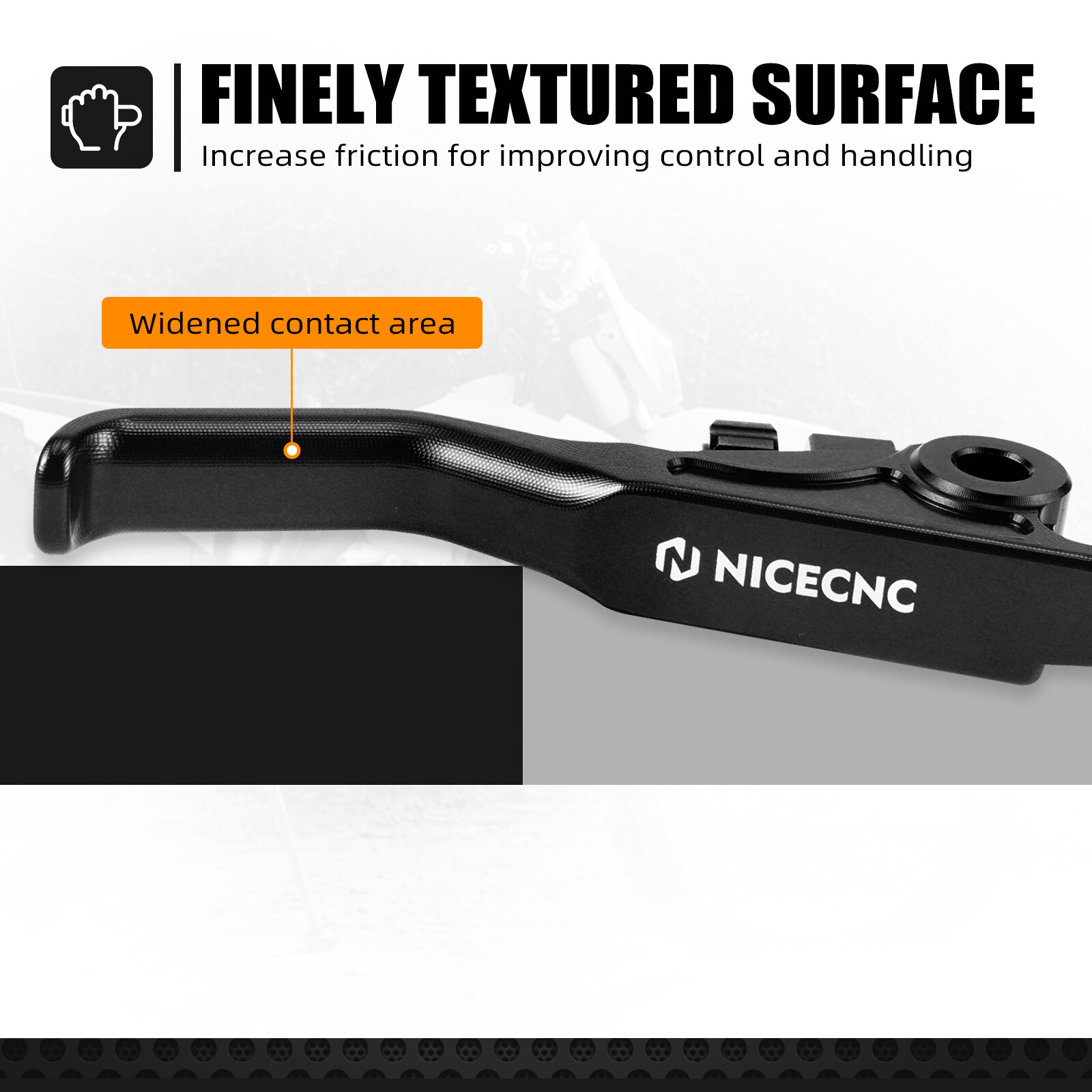 NICECNC Shorty Hand Brake Lever For KTM 150-500 EXC/EXCF/XCW/XCF-W/XWF 2014-2025