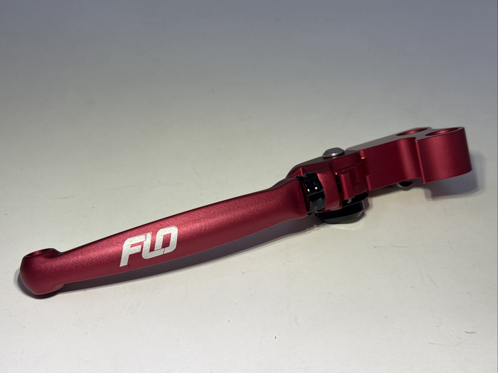 Flo Motorsports Mx Style Adjustable Lever – Red Motorcycle Street Bike HD-807R