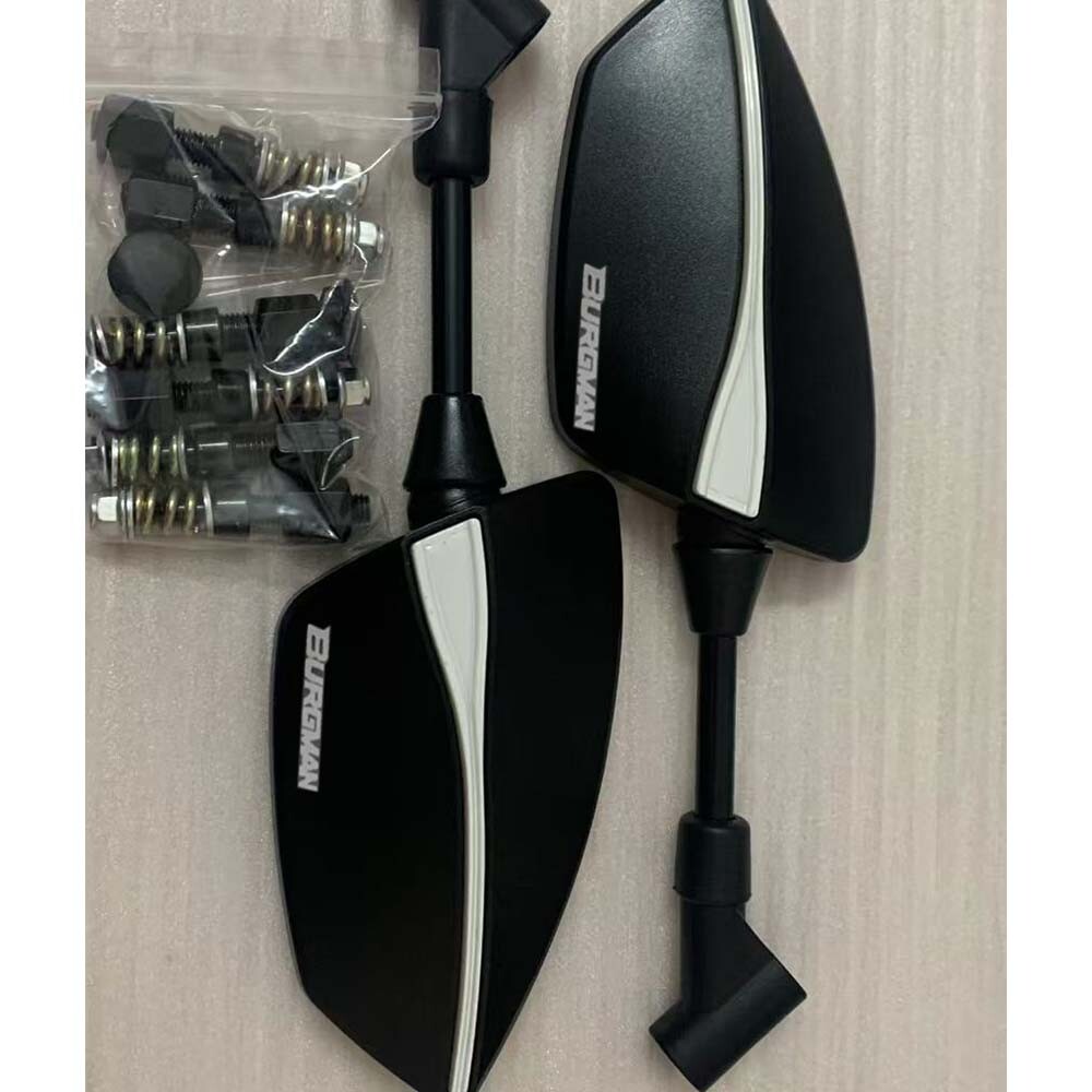 For Suzuki Burgman 2003-2023 Motorcycle Mirrors Rear View Housing Side 2 PCS