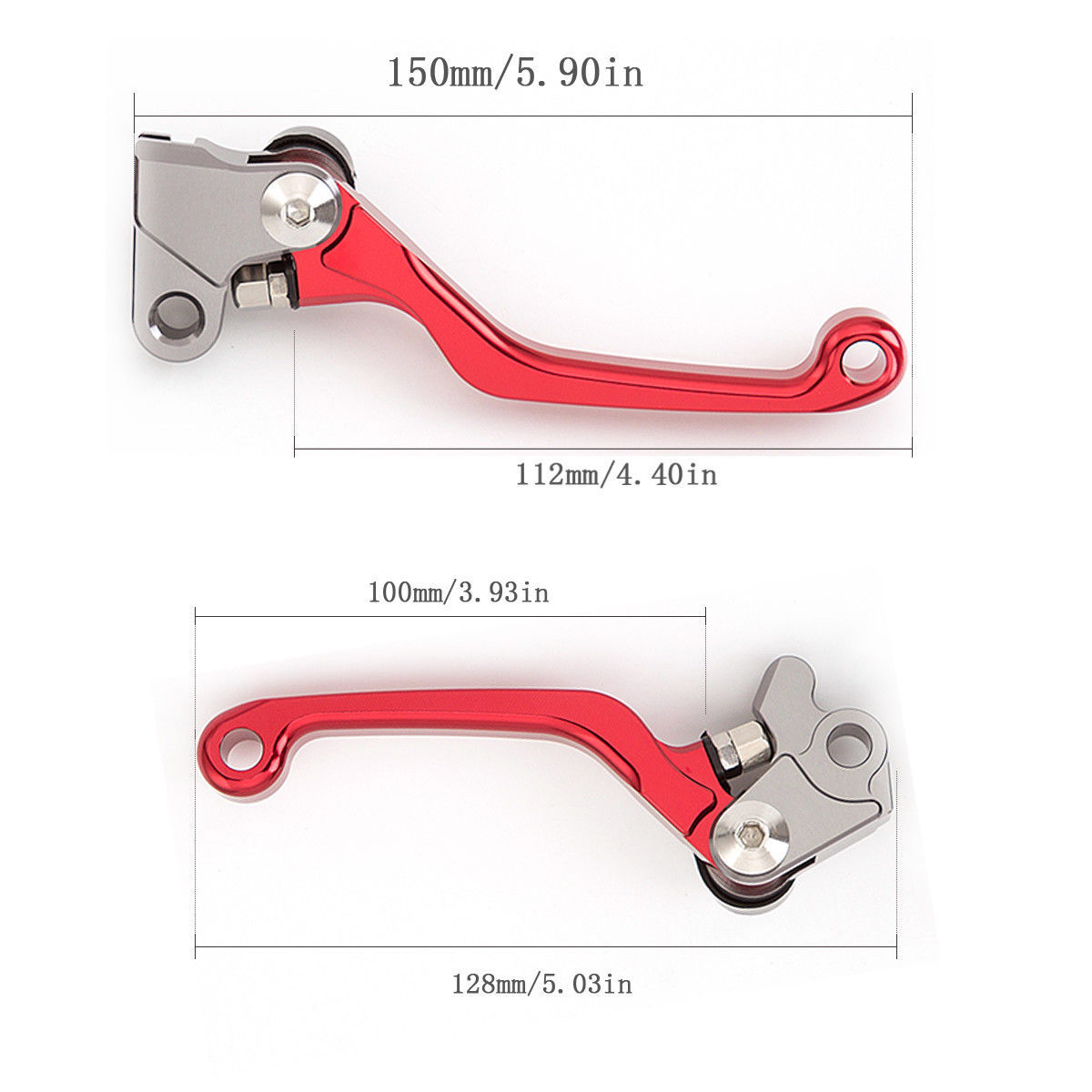 USA Stock For HONDA CR125R CRF450R CR80R Pivot Brake Clutch Lever Handle Grips