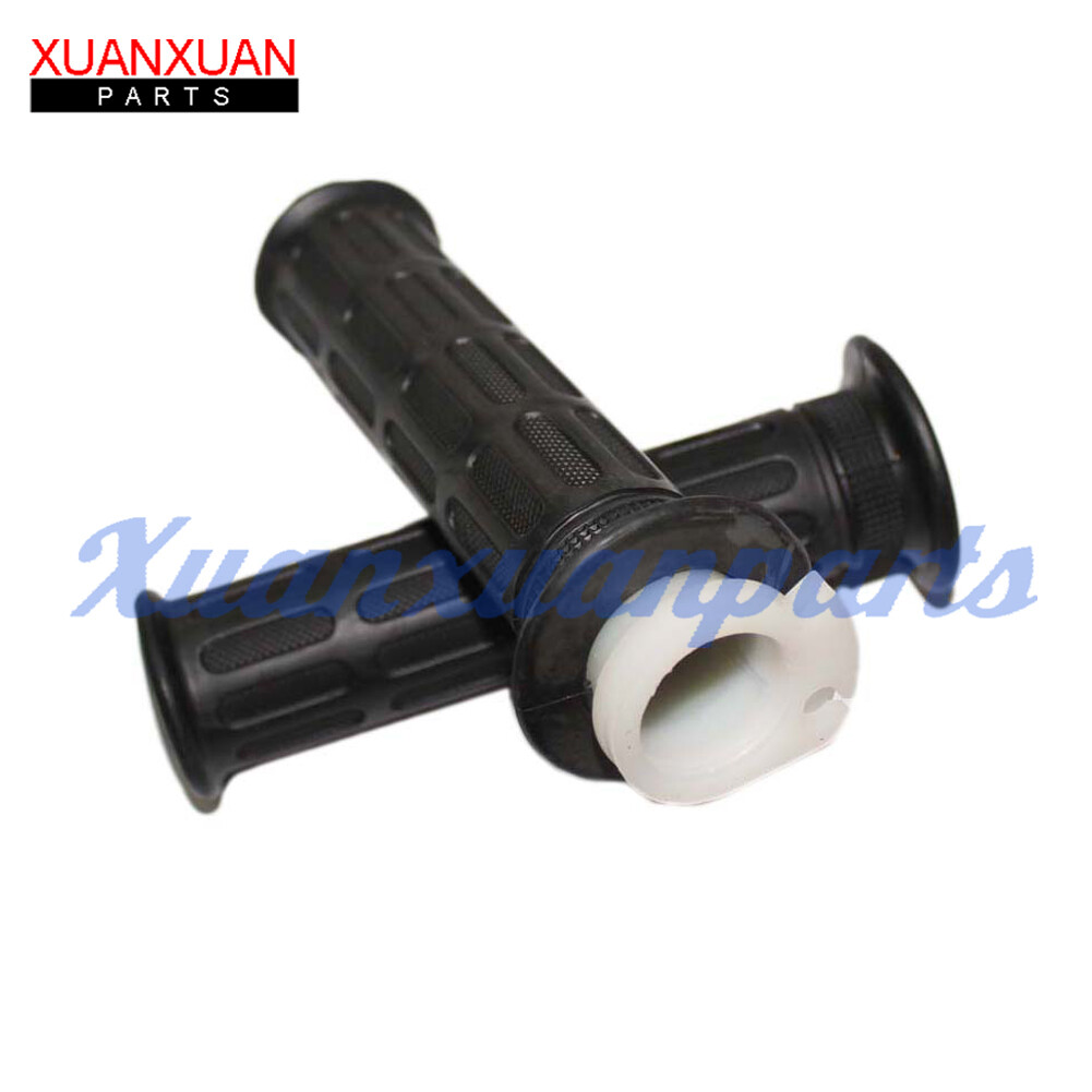 Hand Grips Rubber Throttle 7/8″ Handlebar Black Bar For Motorcycle Street Bike