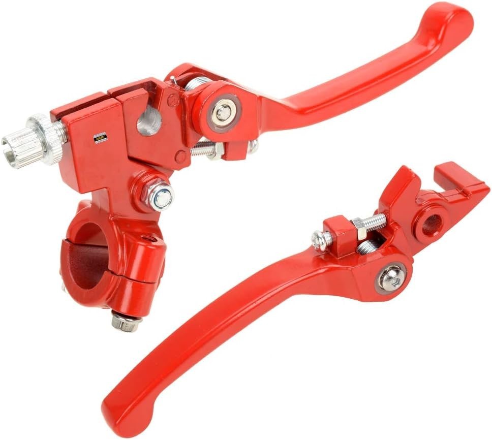 Durable Red Folding Clutch Lever for Chinese Pit Bikes – Easy Install