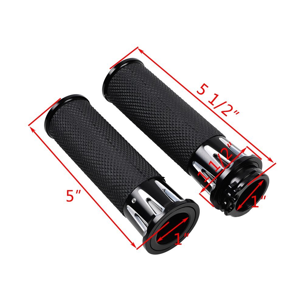 Combo Motorcycle 1″ Handlebar Hand Grip + Switch Controls + Clutch Brake Levers