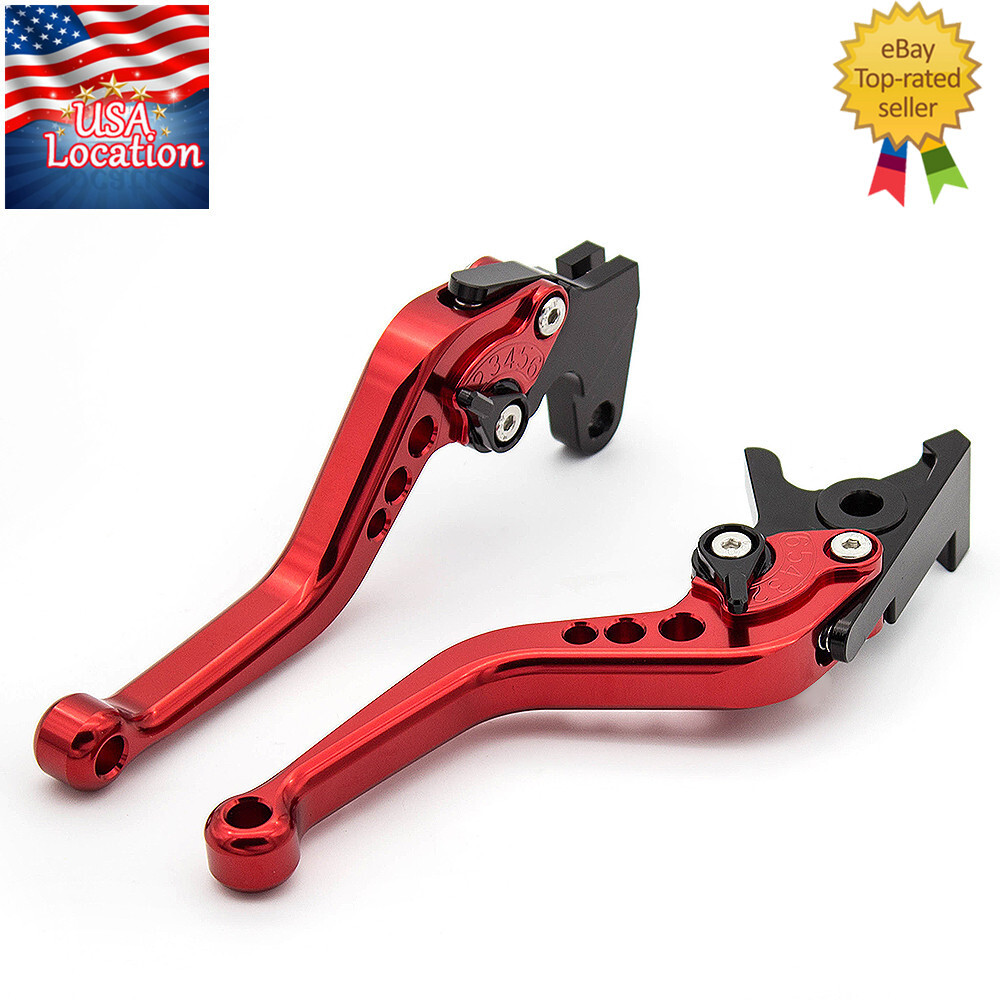 For CB500F/CBR500R/CB500X 2022 CB919 2002-2007 CNC Brake Clutch Levers Short Red