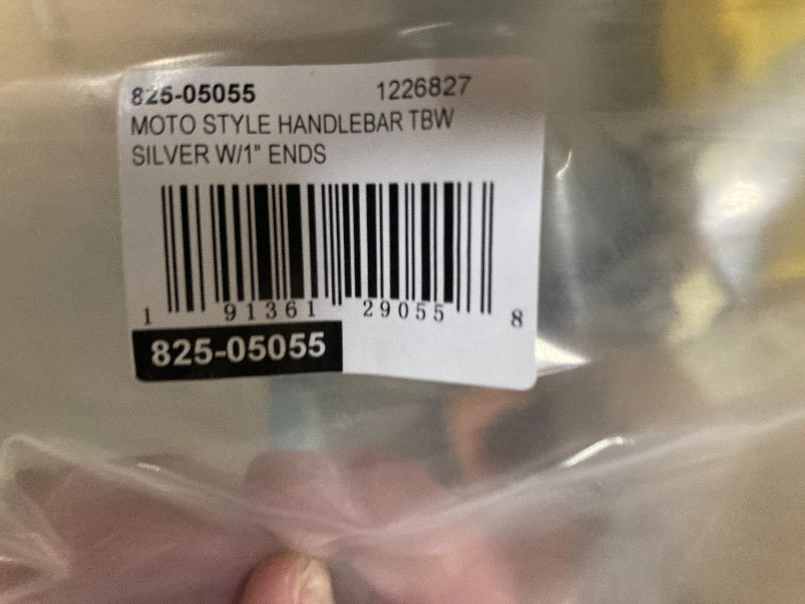 Forbidden New MOTO Style Handlebar TBW SILVER, 1″ ENDS, 825-05055