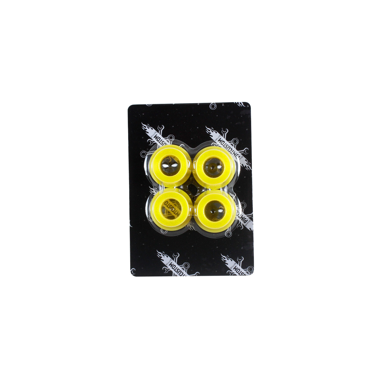 4PCS Yellow Handlebar Riser Bushings for Harley 1973-2003 Sportster XL 883 1200