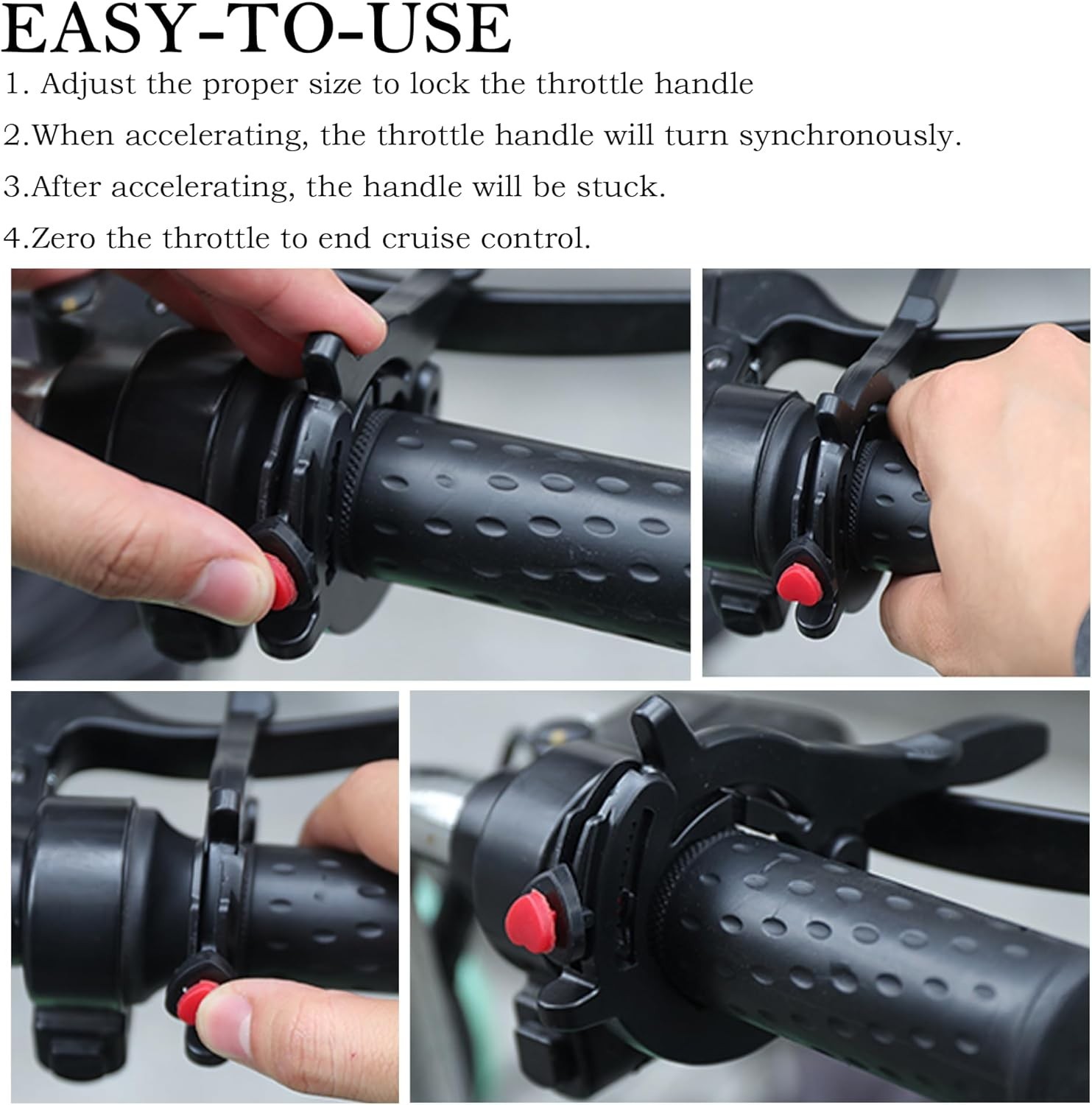 Durable Waterproof Motorcycle Throttle Lock with Cute Design – Long Ride Comfort