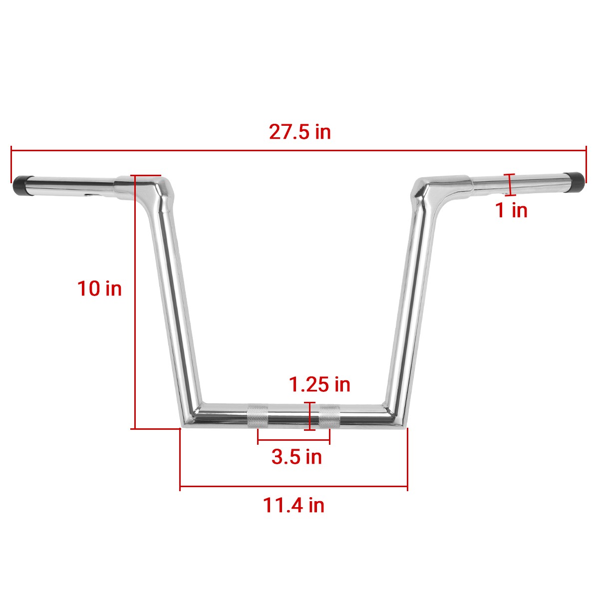 8″ 10″ 12″ 14″ Rise Ape Hanger Handlebars For Harley Road King Special FLHRXS