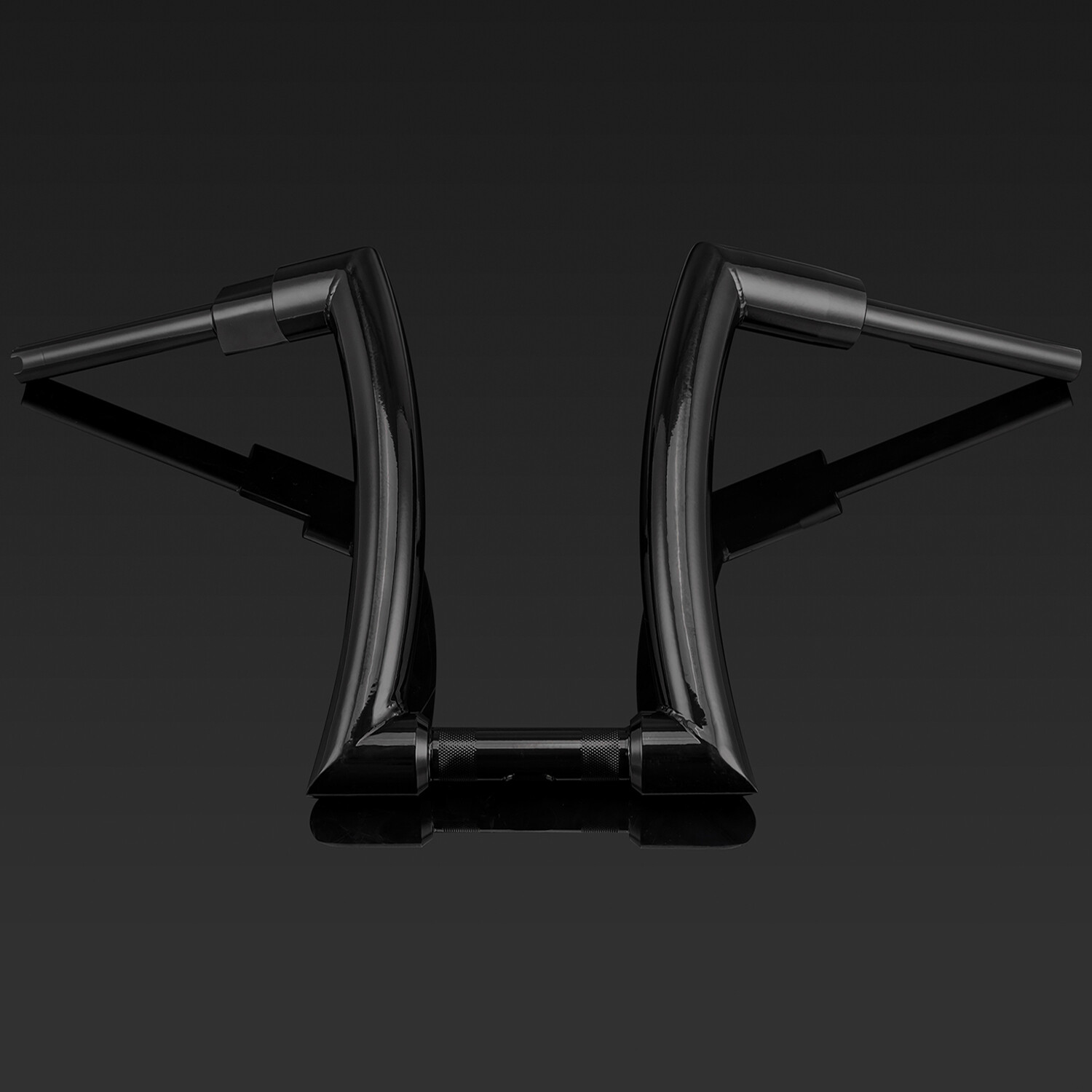 12″ BLACK DNA MONSTER APE HANGER 2 INCH FAT FITS FOR HARLEY 883 1200 HANDLEBARS